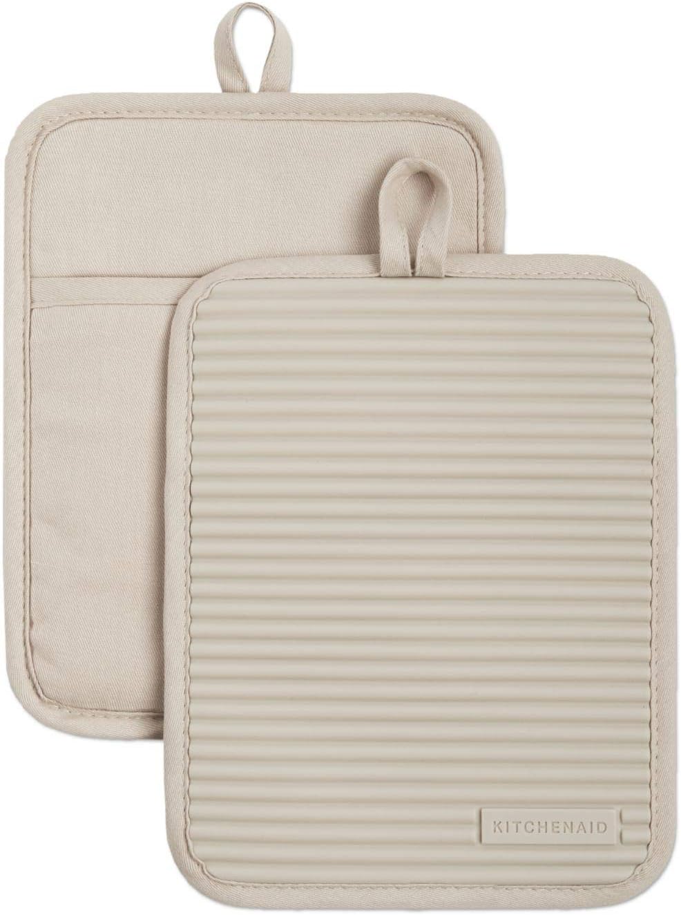 Ribbed Soft Silicone Pot Holder Set, Pot Holders, Oven Mitts, Silicone Pot Holders -2 Pcs Ribbed Soft Silicone Pot Holder Set, Pot Holders, Oven Mitts, Silicone Pot Holders -2 Pcs